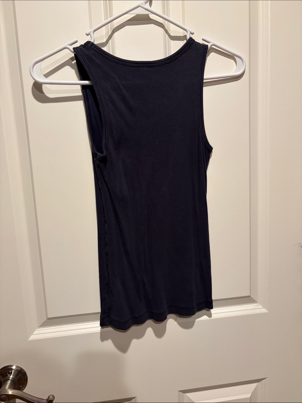Michael Kors Black Ribbed Tank Top - Picture 2 of 3